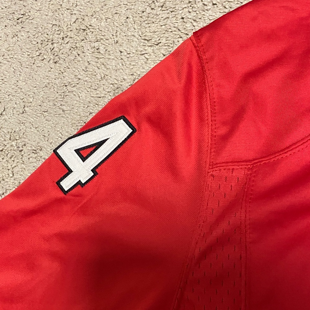 Nike Red Georgia Bulldogs #34 Walker Football Jersey with Black Trim - Picture 7 of 9